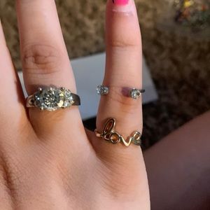 set of three rings